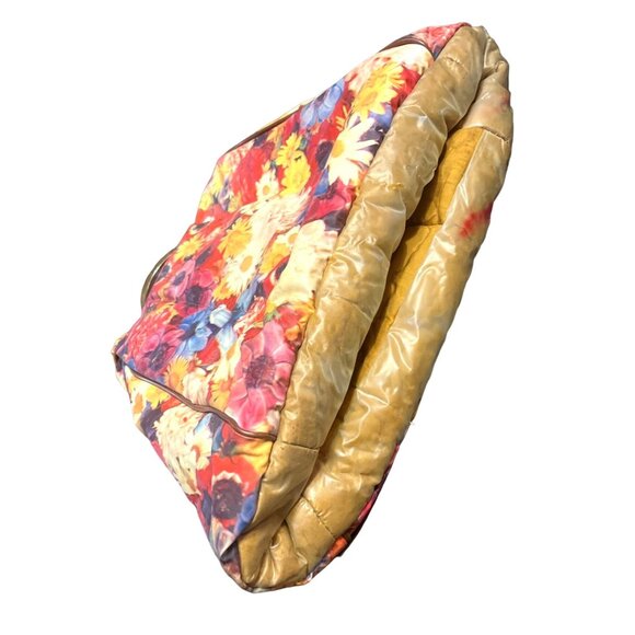 Vtg 50's Padded Vinyl Floral Toaster Cover Daisy - Picture 4 of 7